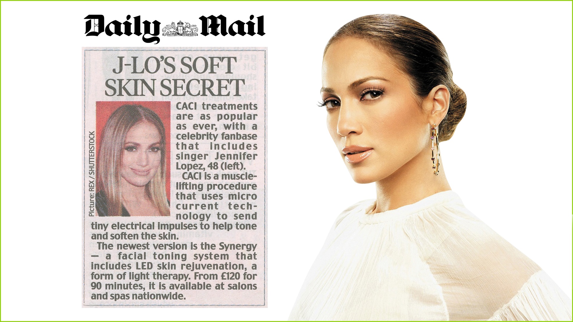 JLo's Skin Secret - Daily Mail